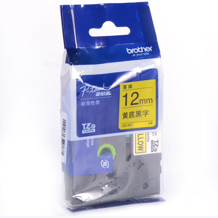 兄弟（brother） 兄弟TZ-631/12mm标签 黄色