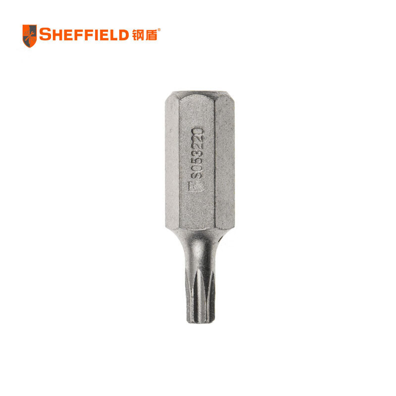 钢盾SHEFFIELD S053223  5件套8mm系列花型旋具头T30