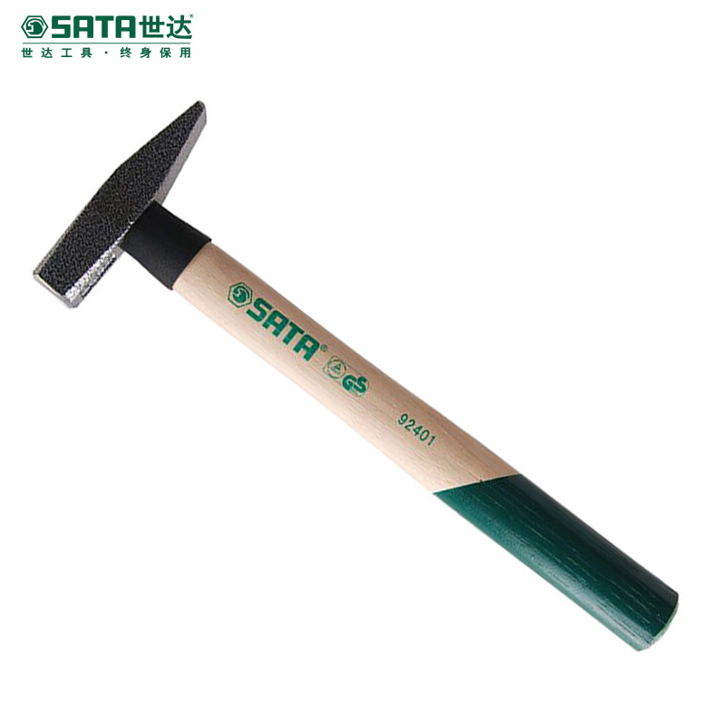 世达（SATA）木柄钳工锤 800g焊工除渣锤除锈锤钣金整形锤手锤子榔头9240