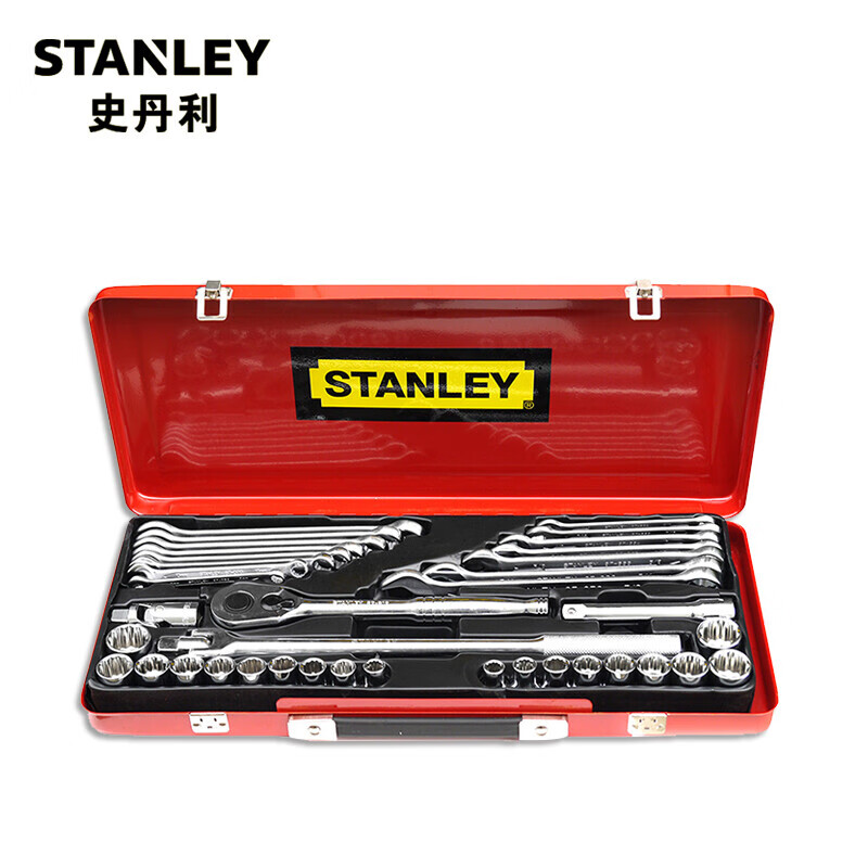 史丹利（STANLEY）89-505-22  38件套综合性组套  扳手套筒批头