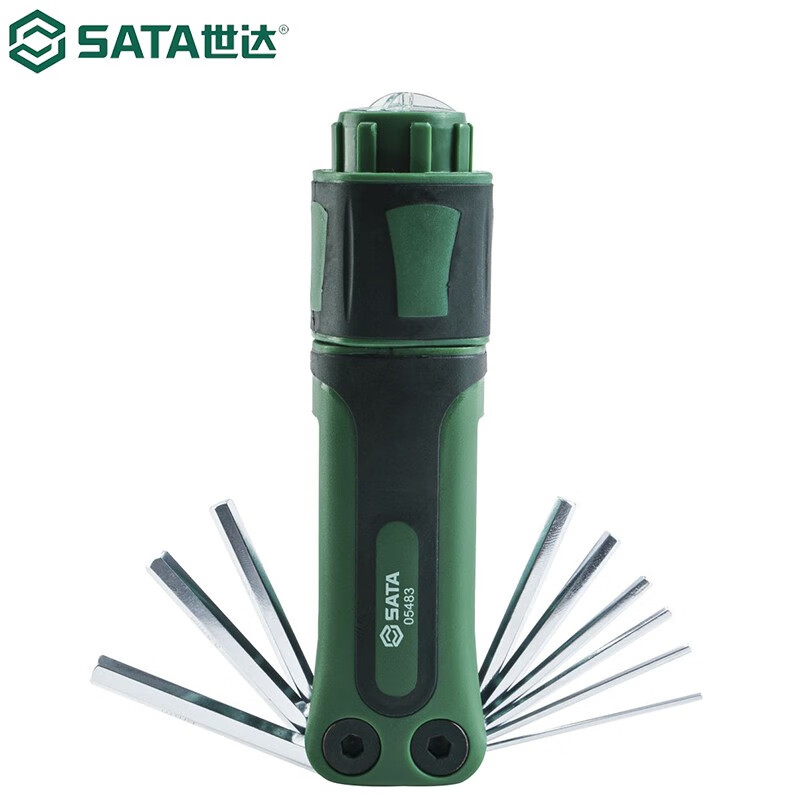 世达（SATA） 16合1内六角&棘轮螺丝刀组套05483