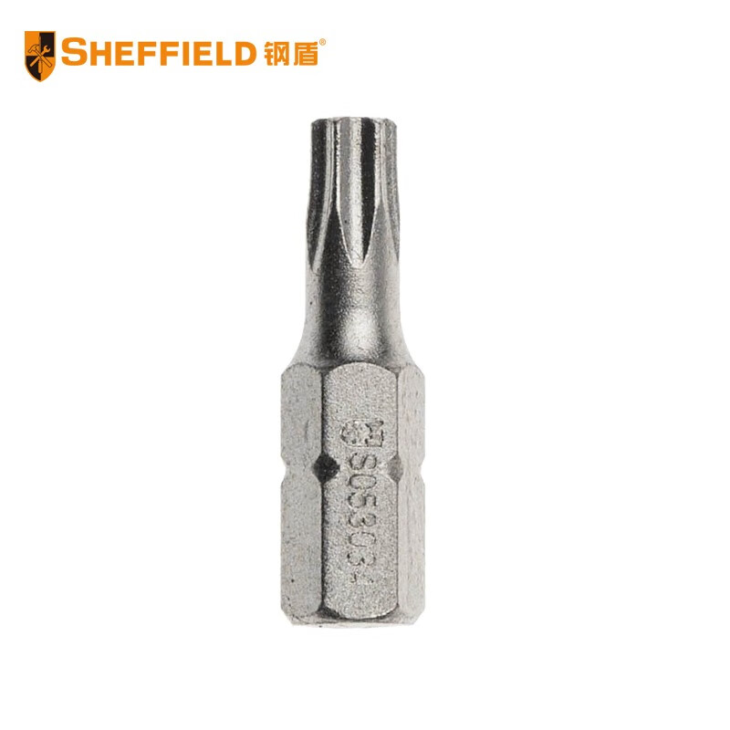 钢盾 SHEFFIELD S053036 5件套6.3mm系列25长中孔花型旋具