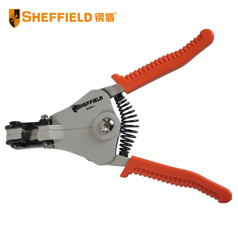 钢盾 SHEFFIELD S035011 自动剥线钳子 多功能拔线钳剥皮器扒皮钳