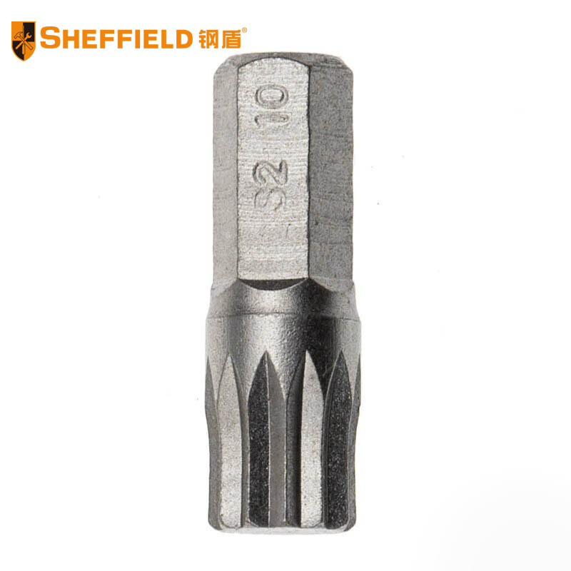 钢盾 SHEFFIELD S053245 5件套8mm系列30长十二角旋具头 M