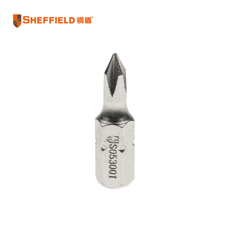 钢盾 SHEFFIELD S053002 5件套6.3mm系列25长十字旋具头 