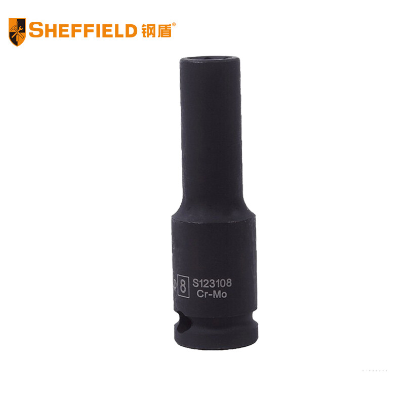 钢盾 SHEFFIELD S123115 气动公制长套筒15mm