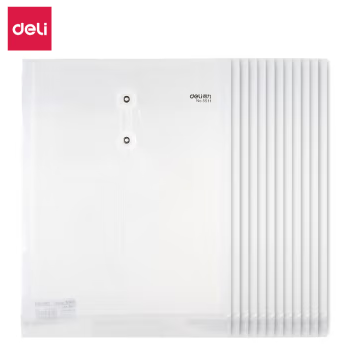 得力   得力  5511 A4 资料袋 绑带式 12个/包