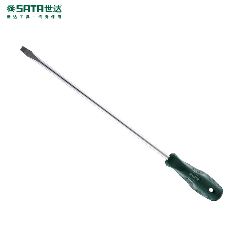 世达（SATA）一字型塑柄螺丝批3.2*150mm加长平口螺丝刀改锥磁性起子 6