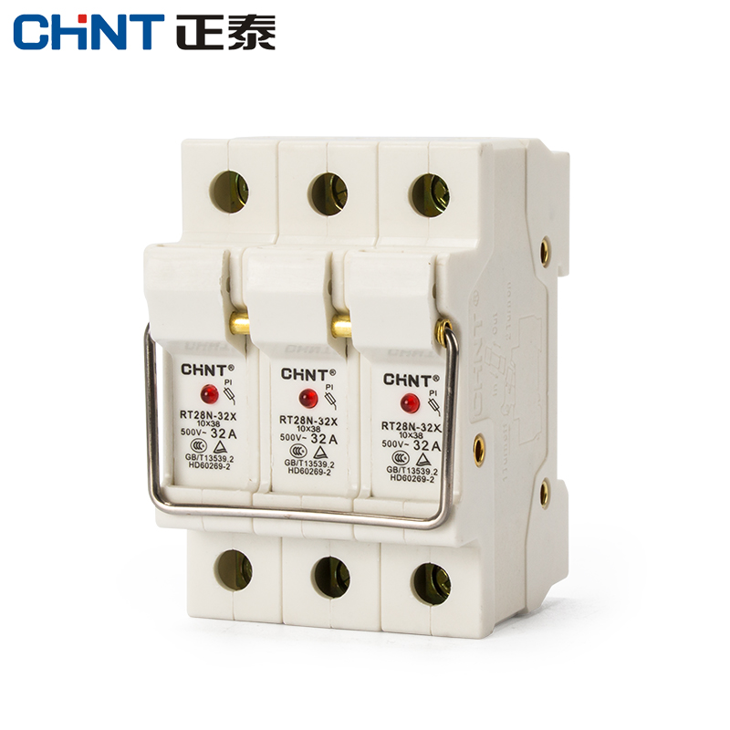 正泰（CHNT） 正泰圆筒形熔断器底座RT28N带指示灯配
