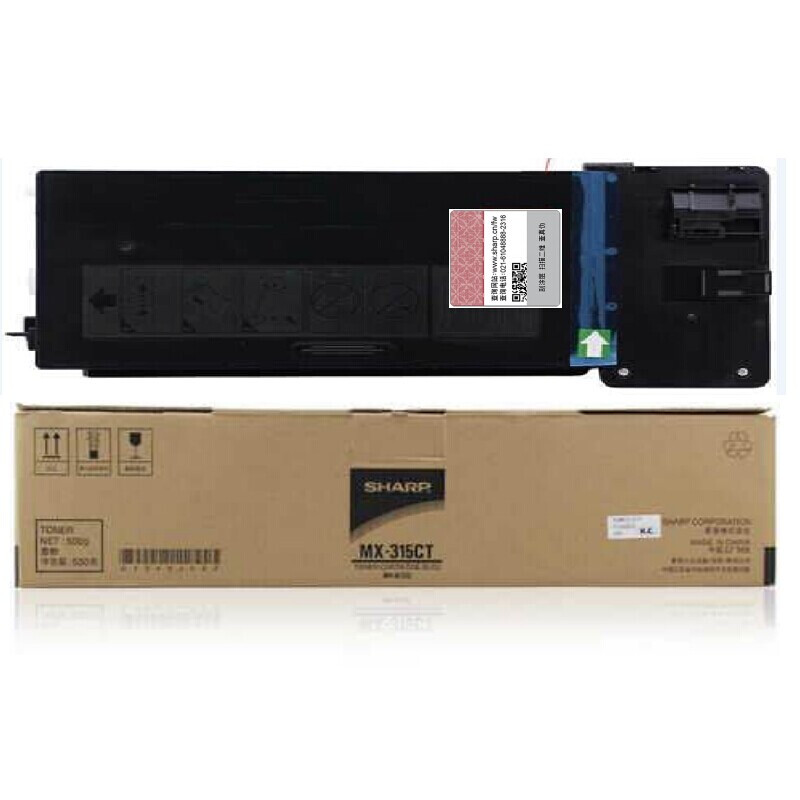 夏普（SHARP）MX-315CT 黑色墨粉（适用MX-M2658NV/UV/M