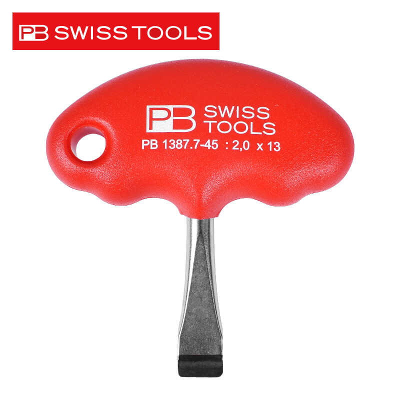PB SWISSTOOLS瑞士原装进口螺丝刀一字T柄影视云台版专用起子13mm改