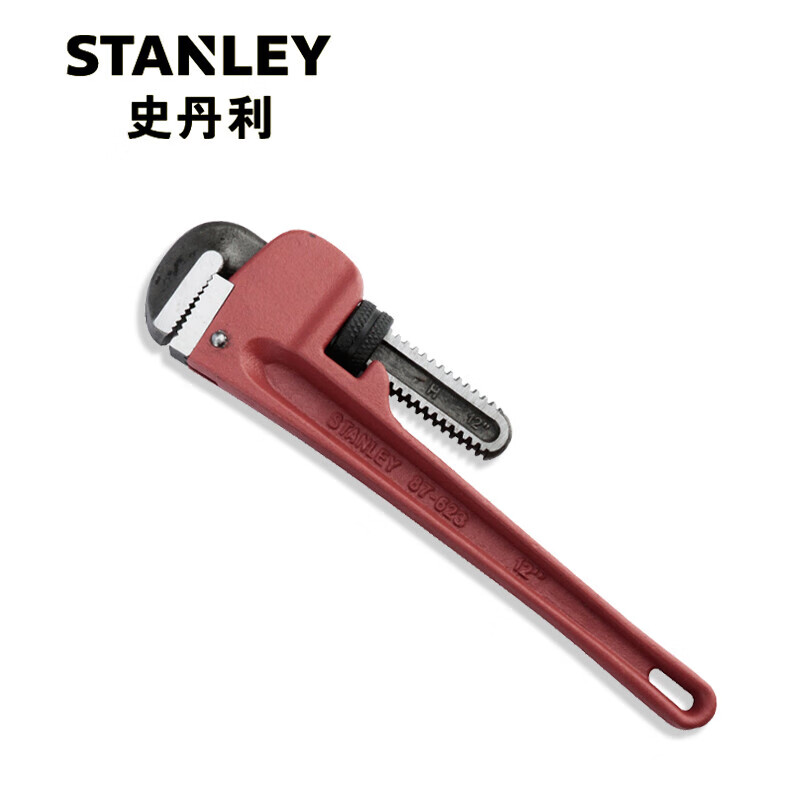史丹利(STANLEY) 87-626-23 管钳24 工业级重型管钳 管子钳6