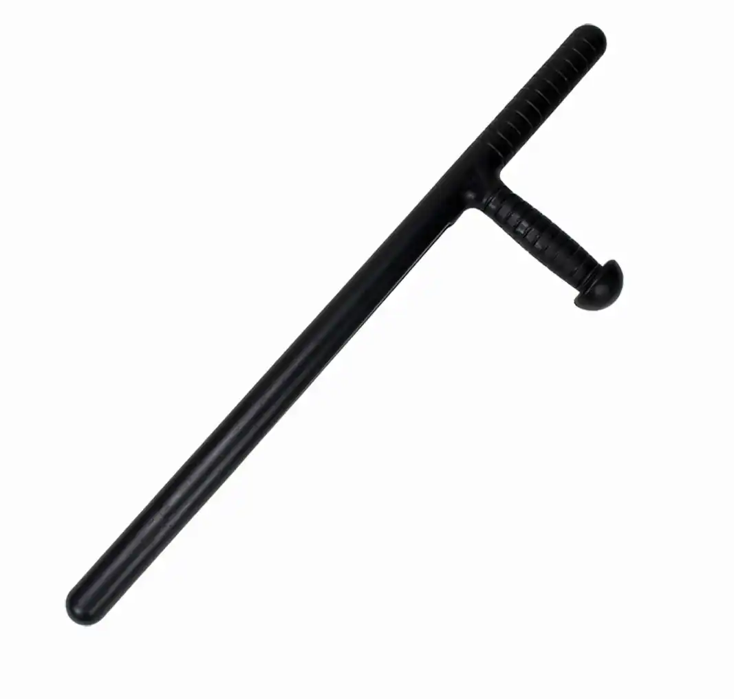 安达通 防暴棍 PC橡胶棍校园防暴小区安保器械 2号PC棍59cmT字型