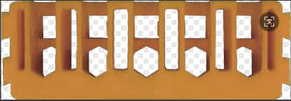 N540500-A9TSTAK 2IN 黄色5孔批头插条 单支（中包80)