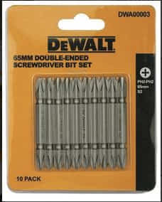 DWA0000365mm 专业级双头螺丝批头（10支）