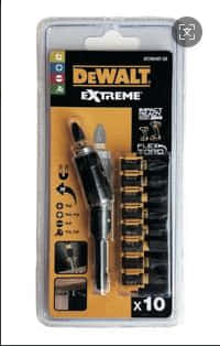 DT70518T-A9冲击起子适配可弯曲活头批头接杆 配额外批头（升级替换装）