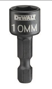 得伟六角柄强磁套筒公英制电动起子套筒头燕尾丝自攻钉批头 10mm公制 N5972