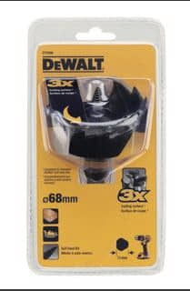 DT4586-QZ7/16" 六角柄木工自攻平翼钻 68mm