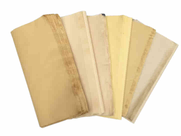 手捞坊 毛边纸 毛笔书法练习半生熟米字格初学用纸 本色元书纸 8cm20格100