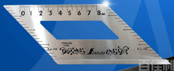 SHINWA日本亲和SHINWA焊接规测缝尺直角尺45度角度尺梯形角度尺铝台直尺