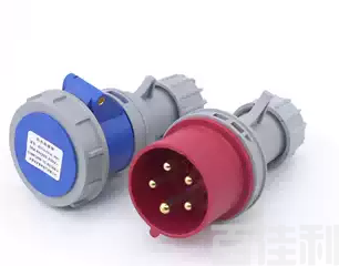 伊莱科（ELECALL）航空工业插头插座4 5芯三相电380v 32a公母对接连